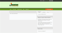 Desktop Screenshot of iwantam.com